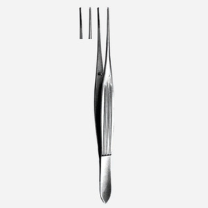 Fórceps de disección McIndoe al por mayor, fórceps de tejido quirúrgico de 1x2 dientes, instrumentos médicos de acero inoxidable para uso clínico - Product Image 2