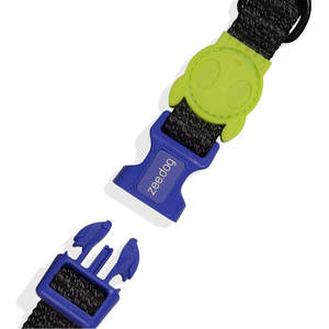 NOX Pet Collar with Reflective Details Elegant Modern Polyester <b>Dog</b> and Cat Leash Western Style Featuring <b>Lights</b> - Product Image 2