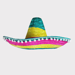 Mini Sombrero de paja mexicano hecho a mano, nuevo estilo para adultos, diseño de Vietnam y México, accesorio de fiesta de moda personalizable - Product Image 5