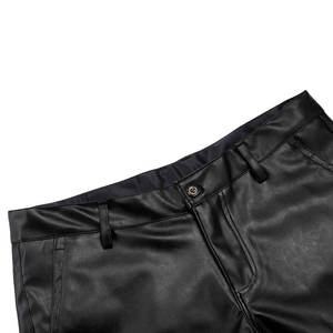Shorts en cuir pour hommes Style de rue élégant Mode Bas de vêtement pour les soirées et les événements nocturnes - Product Image 6
