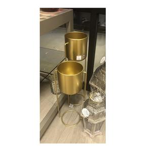 Maceta decorativa para interiores de mejor estilo, maceta de Metal pulido negro, maceta hecha a mano, maceta de flores para plantas de alta calidad - Product Image 2