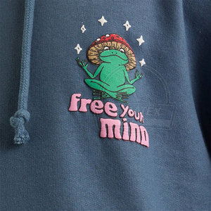 Sudaderas con capucha de impresión MOQ bajo de lana sólida informal de invierno de último estilo precio al por mayor personalizado - Product Image 5