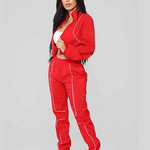 2025ชุดกันลมสำหรับวิ่งของผู้หญิงขนาดใหญ่พิเศษชุดวิ่งจ๊อกกิ้งผ้าไนลอนสีพื้นสำหรับฤดูร้อน - Product Image 4