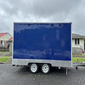 Carrito móvil de cocina completa para barbacoa, camión de comida para aperitivos y café con comida rápida, helado, perritos calientes hechos de aluminio duradero a la venta - Product Image 4