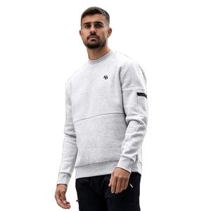 OEM personalizado 100% algodón cuello redondo sudadera para hombres de calidad superior de manga completa forrado diseño Logo sublimación de punto lavado - Product Image 3