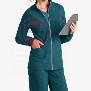 Uniforme de gommage à manches longues de haute qualité Veste de gommage médical pour infirmière - Product Image 2