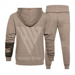 Conjunto Deportivo de Felpa Técnica Lisa de Nuevo Estilo Hecho en Pakistán 2025 para Hombre, Conjunto Deportivo con Cuello Alto para Hombre - Product Image 5