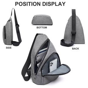 Bolso Bandolera Táctico Impermeable Personalizado OEM 2026, Envío Rápido, Bolso Cruzado para Hombre/Mujer - Product Image 2