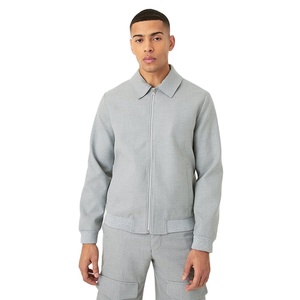 Nouvelle Veste Homme Streetwear à Col et Manches Longues, Coupe Slim, Longue, Entièrement Zippée, en Tissu Épais - Product Image 1