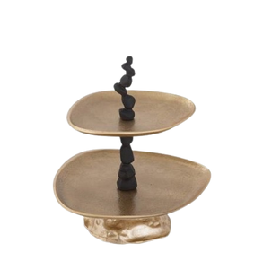 Le plus récent plateau à gâteaux avec support centres de table ensemble de trois supports à gâteaux décoratifs en acier inoxydable pour gâteau de table de mariage - Product Image 6