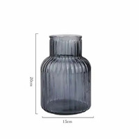 Ensemble de Vases en verre à haute teneur en borosilicate dispositif d'arrangement de fleurs Terrarium verre Art Pot de fleurs Vase ornements en verre personnalisable