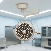 Lampe chirurgicale LED médicale 160000 Lux 80 LED, plafonnier sans ombre pour bloc opératoire 3000-6700K, pour hôpital