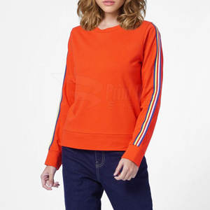 Sudaderas de manga larga para mujer Tallas grandes Algodón Poliéster Ropa estampada de invierno con logotipo frontal - Product Image 4