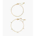 Conjunto de Pulseras de Cuentas Better Together con Cuarzo, Perla y Diamante, Estilo Religioso y Moderno para Regalos, Aniversarios y Fiestas - Product Image 1