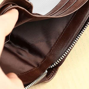 Portefeuille en cuir élégant à porter à la main, service OEM, personnalisation du nom, service OEM, design personnalisé - Product Image 6