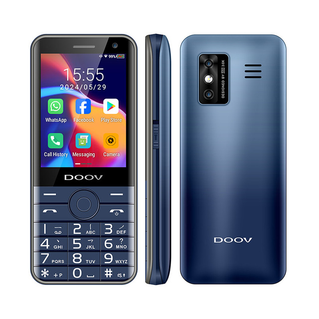 2.8 Inch Touch Screen & Keypad Cellphone Wifi Whatsapp 4G Android Play Store Mobile Smart Phone