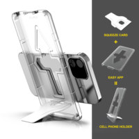 Kit d'application facile pour l'installation de protection d'écran en verre trempé pour iPhone 15 16 Pro Max avec application mobile facile, accessoire pour téléphone portable