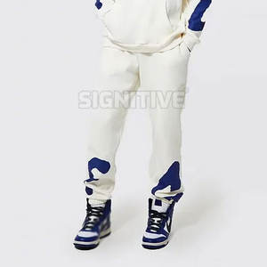 Nouveauté, survêtements pour hommes de haute qualité, 100% coton, impression en relief, respirants, séchage rapide, logo personnalisé, pour l'hiver - Product Image 6