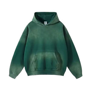 Sudadera con Capucha para Mujer de Alta Calidad, Lavado Ácido, Casual, con Logotipo Personalizado en la Parte Delantera, Básica de Invierno, Mezcla de Algodón, Diseño Novedoso, Transpirable y Cómoda - Product Image 2
