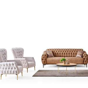 Sofá cama reclinable de lujo contemporáneo, muebles modernos de oficina para el hogar para apartamentos, hoteles, villas, juegos de sala de estar de tela duradera - Product Image 1