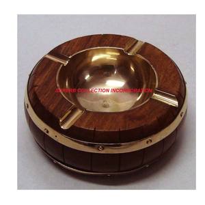 Cenicero decorativo de madera y latón con forma de barco, soporte para cenizas de diseño y más vendido, gran oferta - Product Image 6