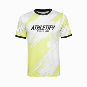 เสื้อฟุตบอลทันสมัย ปรับแต่งโลโก้และหมายเลขทีมได้ สวมใส่สบาย เหมาะสำหรับการฝึกซ้อมและการแข่งขัน - Product Image 1