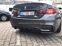 Diffuseur arrière universel en fibre de carbone style Vor, best-seller, pour pare-chocs BMW F80 M3 F82 F83 M4 2014-2021 S9