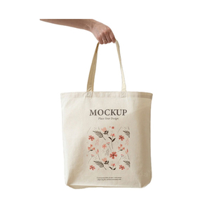 Fournisseur en gros de quantité de sacs fourre-tout en toile de coton réutilisables de qualité supérieure pour les achats de légumes et d'épicerie - Product Image 1