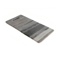 Planche à découper en marbre rectangulaire durable de vente chaude longue conception pour une utilisation en cuisine pour hacher les légumes au fromage