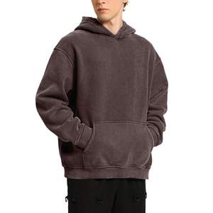 Venta al por mayor de sudaderas con capucha personalizadas para hombre con capucha bordado en 3D y logotipo de serigrafía temporada de otoño tallas en relieve sudaderas con capucha - Product Image 3