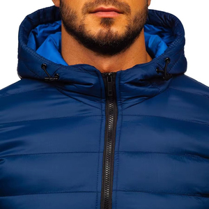 Veste matelassée pour homme en gros OEM personnalisée, logo personnalisé, veste d'hiver pour homme avec poche, veste matelassée pour homme - Product Image 4