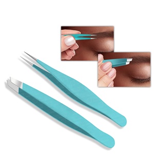 Pinzas Profesionales de Acero Inoxidable de Gran Precisión, Planas y Puntiagudas, para Cejas, Vello Facial y Corporal, para Hombres y Mujeres, con Logotipo Personalizado, Hechas a Mano - Product Image 5