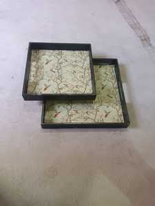 ชุดถาดเคลือบอีนาเมลแบบดั้งเดิมพร้อมงานศิลปะที่กำหนดเองสำหรับของขวัญรอมฎอนและเทศกาล - Product Image 5