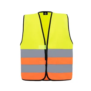 Chaleco de Seguridad Infantil Personalizado con Pegatinas Reflectantes y Luces para Artículos Promocionales - Product Image 2