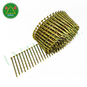 Best Seller 2.5 x50 mm <b>Steel</b> Coil Nails Smooth Shank Checkered Head with Ring/Screw Shank Styles Direct from Vietnam Factory - Product Image 1