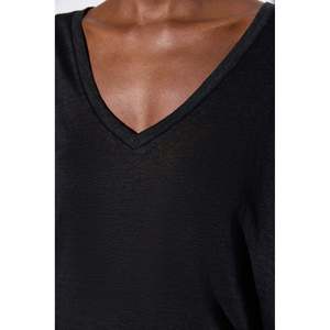 Camiseta Casual de Algodón Suave para Mujer, Corte Ajustado, Tallas XS-XL, Transpirable, con Estampado de Personajes, Versión Corta de Verano, con Letras - Product Image 4