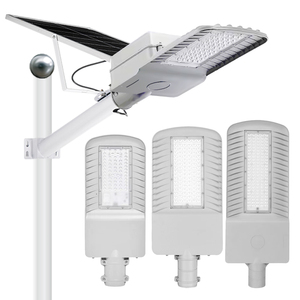 Lampe <span class=keywords><strong>solaire</strong></span> de rue à LED à bas <span class=keywords><strong>prix</strong></span>, IP66, en aluminium, 100W, 200W, 300W, 400W, avec télécommande, batterie au lithium - Product Image 1