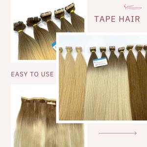 Article chaud 100% Extensions de cheveux humains vierges Prix usine Grand stock de cheveux Remy colorés Meilleure qualité - Product Image 1