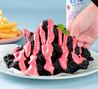 OEM accepteert lage prijs, gratis monster McKeith 1 KG Drakenfruit- en bessensaus, gebruikt voor gebakken kip en hamburgers