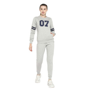Último diseño de las mujeres Slim Fit Jogging Sweatsuit Logo personalizado transpirable excelente calidad invierno Casual Tallas grandes ropa XL - Product Image 6