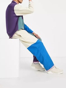 Vente en gros de sweatshirts de jogging pour jeunes hommes avec patchwork de plusieurs couleurs personnalisés tendance sweatshirts à capuche pour hommes survêtements à la mode - Product Image 2