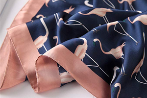 Écharpes en soie personnalisées avec impression, châle pour mariage, vente chaude en usine, bandana en satin - Product Image 6