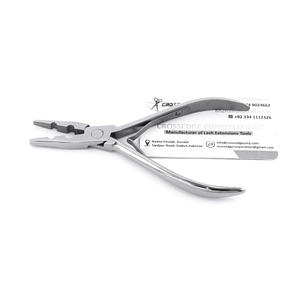 Herramientas de extensión de cabello al por mayor Microlink crimpadora de pelo alicates de 3 barriles con 2 agujeros color plata Acero inoxidable 5 pulgadas - Product Image 6