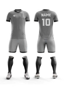 เสื้อฟุตบอลชายแบบสั่งทำพิเศษ คุณภาพพรีเมียม ระบายอากาศได้ดี ดีไซน์แบบซับลิเมชั่น แขนสั้น ชุดยูนิฟอร์ม พร้อมปักชื่อทีม แห้งเร็ว 100% - Product Image 6