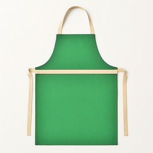 Tablier de chef unisexe en molleton de coton à manches courtes avec fermeture à pression pour restaurant et bar - Product Image 4