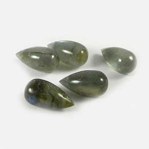 Cuentas de piedras preciosas de labradorita Natural de alta calidad al por mayor, ágata de corte ovalado suelto, lapislázulimar, cojín de Color amatista, forma de corazón y pera plana - Product Image 1
