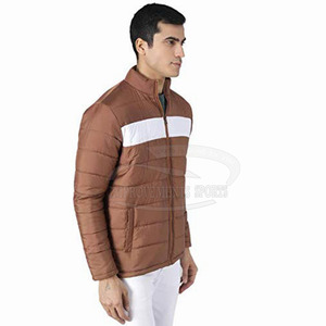 Veste polaire légère de haute qualité pour hommes col montant coupe-vent doux fermeture éclair hiver loisirs utilisation OEM Service hommes High Street - Product Image 4
