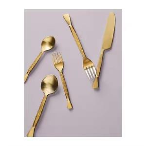 Ensemble de couverts de vaisselle de mariage de fête d'anniversaire de qualité supérieure couverts de qualité supérieure en acier inoxydable motif abstrait - Product Image 4