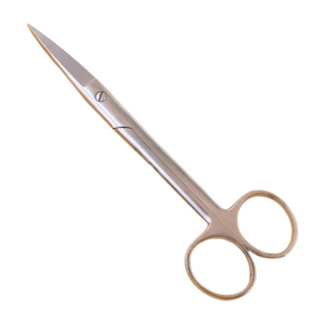 กรรไกรทางการแพทย์กรรไกรผ่าตัดโลหะสแตนเลสเกรดใช้ในการผ่าตัดโค้ง - Product Image 3