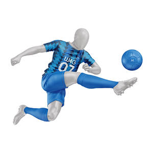 Ventes en gros au meilleur prix, qualité thaïlandaise, ensembles de maillots de football 100% polyester, vêtements de football personnalisés, extensible dans les quatre sens, été, hiver, printemps - Product Image 2